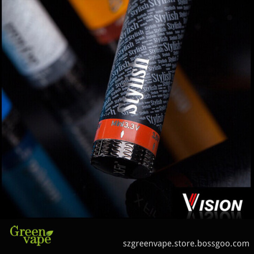 Stock shipping 2014 Original Vision new stylish battery 1300mah vision stylish adjustable voltage battery from greenvape